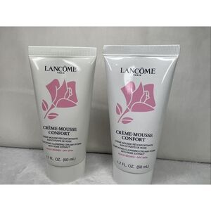 Lot 2 Lancome CREME Mousse CONFORT Cleanser  Creamy Foam 1.7 oz/ea